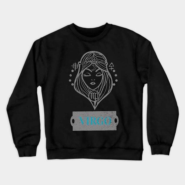 VIRGO HOROSCOPE SIGN Crewneck Sweatshirt by Codian.instaprint